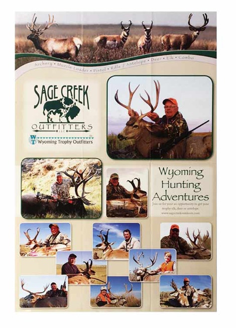 This folds down several times like a map to be a great direct mail piece. The poster side was used for local promotion.